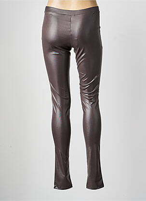 Legging effet matière satinée taille normale gris SARAH PACINI femme