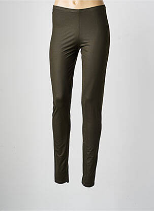 Legging tissage jersey taille normale vert SARAH PACINI femme