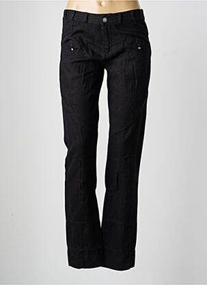 Jeans coupe slim taille basse taille basse noir ET COMPAGNIE femme