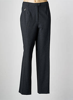 Pantalon droit taille à pinces taille normale gris STEILMANN femme