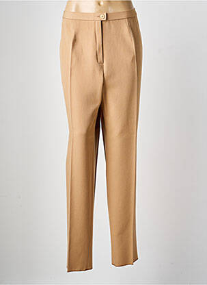 Pantalon droit tissage crêpe taille haute gris KARTING femme