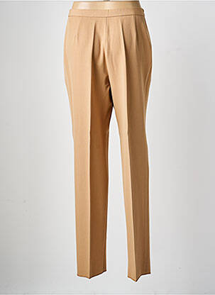 Pantalon droit tissage crêpe taille haute gris KARTING femme