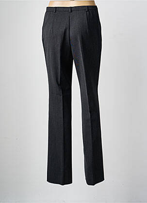 Pantalon droit taille à pinces taille haute gris CHRISTIAN MARRY femme