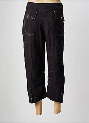 Pantalon 7/8 poches taille basse noir ET COMPAGNIE femme