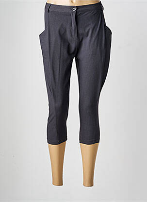 Pantacourt poches taille haute gris LA FEE MARABOUTEE femme