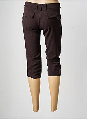Corsaire poches taille normale marron LA FEE MARABOUTEE femme