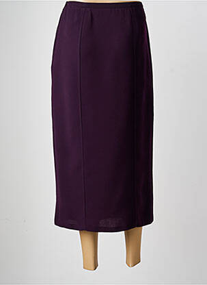 Jupe longue taille haute violet PIER BÉ femme