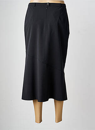 Jupe longue fermeture zippée au dos noir CHRISTIAN MARRY femme