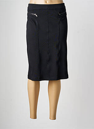 Jupe mi-longue noir STEILMANN femme