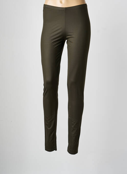 Legging tissage jersey taille normale vert SARAH PACINI femme