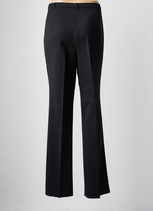 Pantalon droit fermeture zippée sous rabat boutonné taille normale noir CHRISTIAN MARRY femme