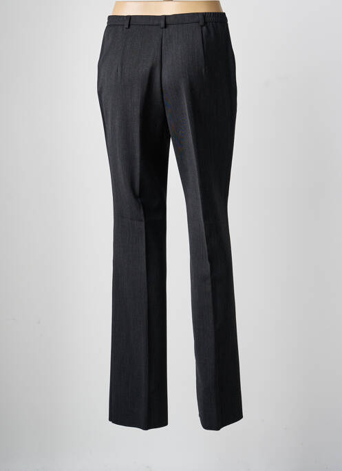 Pantalon droit taille à pinces taille haute gris CHRISTIAN MARRY femme