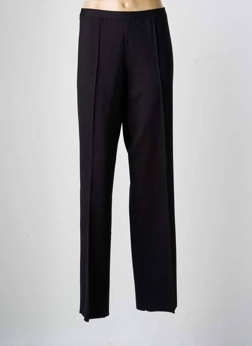 Pantalon droit stretch taille normale noir KARTING femme