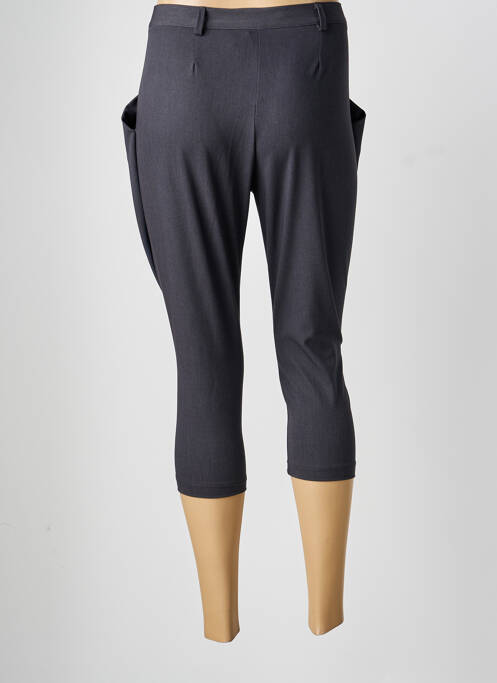 Pantacourt taille haute taille haute gris LA FEE MARABOUTEE femme