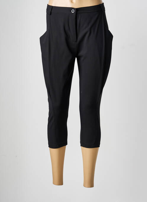Pantacourt taille haute taille haute noir LA FEE MARABOUTEE femme