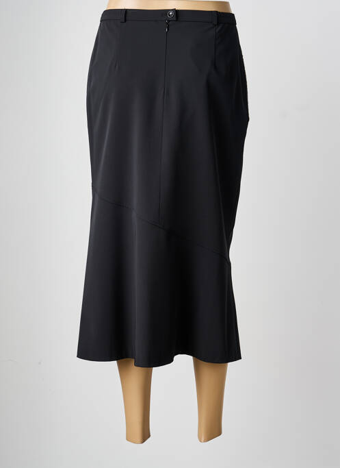 Jupe longue tissage crêpe noir CHRISTIAN MARRY femme