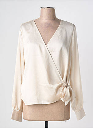 Top manches longues beige VERO MODA femme