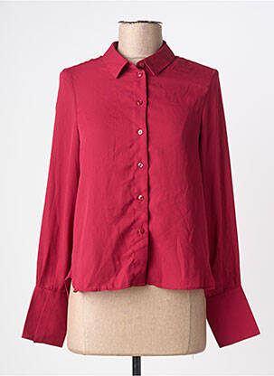 Chemisier coupe droite manches longues rouge VERO MODA femme