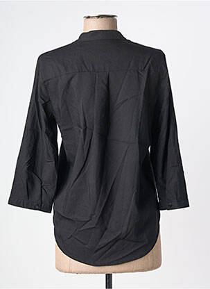 Blouse col rond manches 3/4 noir VERO MODA femme