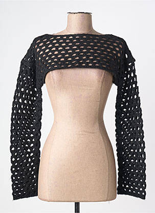 Pull col bateau manches longues noir VERO MODA femme