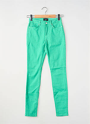 Pantalon 7/8 stretch taille normale vert VERO MODA femme