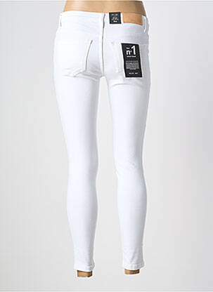 Pantalon slim poches blanc NOISY MAY femme