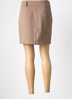 Jupe courte poches beige VERO MODA femme