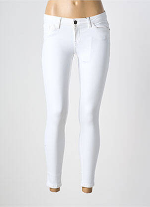 Pantalon slim blanc NOISY MAY femme