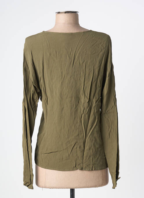 Top imprimé fantaisie manches longues vert AWARE BY VERO MODA femme