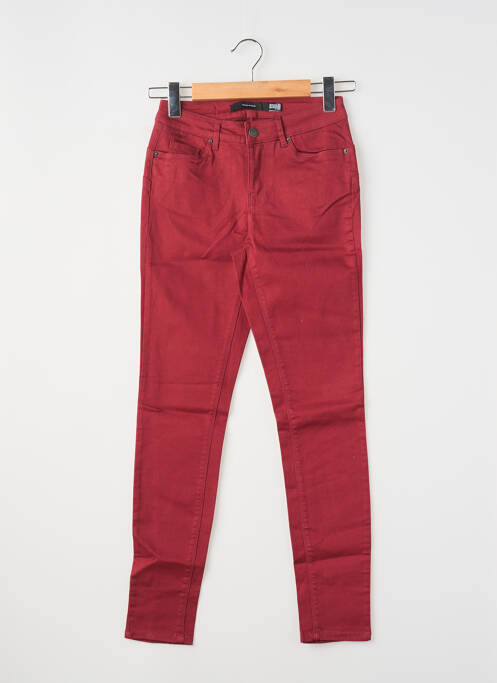 Pantalon slim poches rouge VERO MODA femme