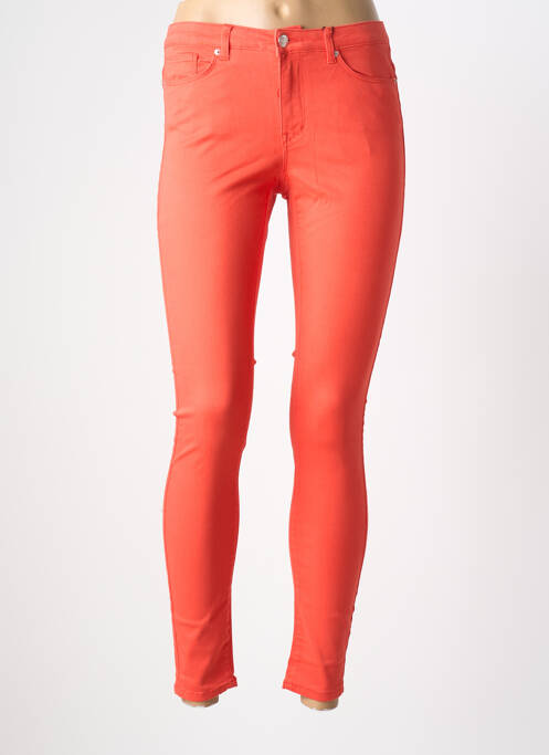 Pantalon slim orange VERO MODA femme