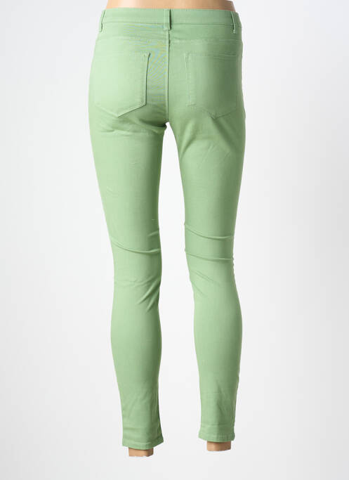 Pantalon slim vert VERO MODA femme