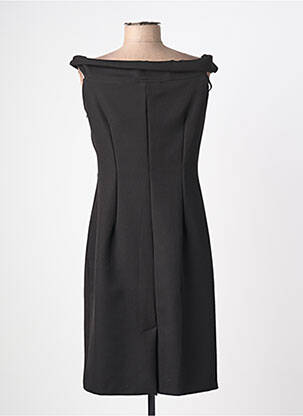 Robe mi-longue sans manche sans manche noir PAUL BRIAL femme