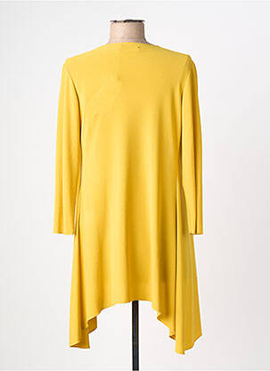 Gilet manches longues manches 3/4 jaune RINASCIMENTO femme