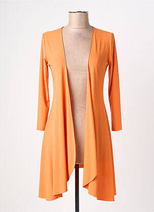 Gilet manches longues manches 3/4 orange RINASCIMENTO femme
