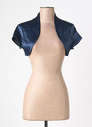 Boléro manches courtes bleu RINASCIMENTO femme