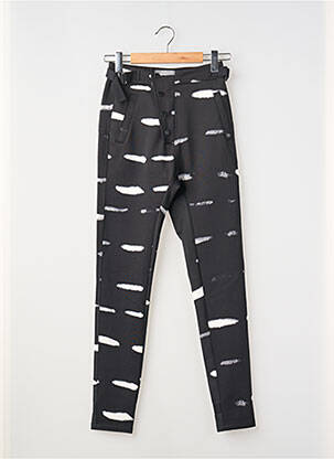 Pantalon slim taille élastique noir NÜ femme