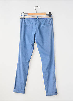 Pantalon chino poches bleu KIMIKA femme