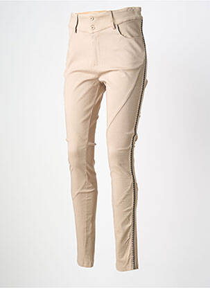 Pantalon slim skinny beige NÜ femme