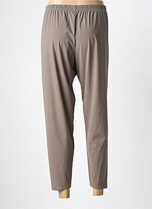 Pantalon 7/8 taille élastique beige CLIN D'OEIL femme