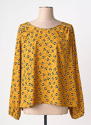 Blouse jaune HALOGENE femme