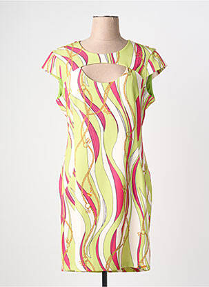 Robe mi-longue vert RINASCIMENTO femme