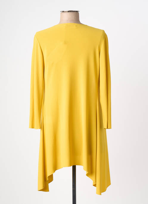 Gilet manches longues manches 3/4 jaune RINASCIMENTO femme