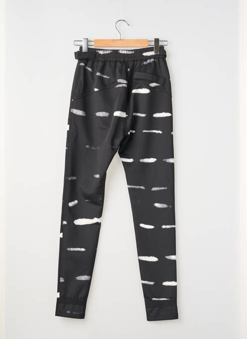 Pantalon slim taille élastique noir NÜ femme