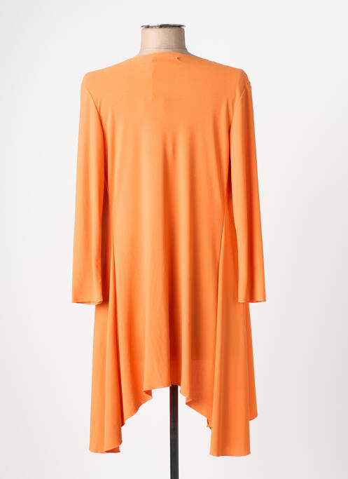 Gilet manches longues orange RINASCIMENTO femme