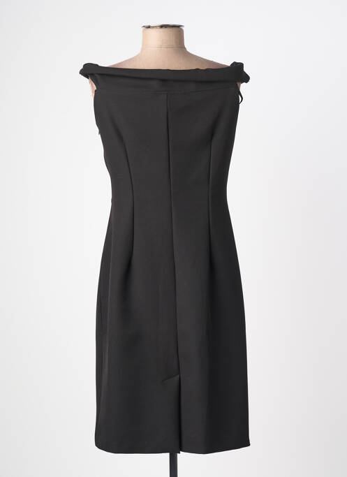 Robe mi-longue noir PAUL BRIAL femme