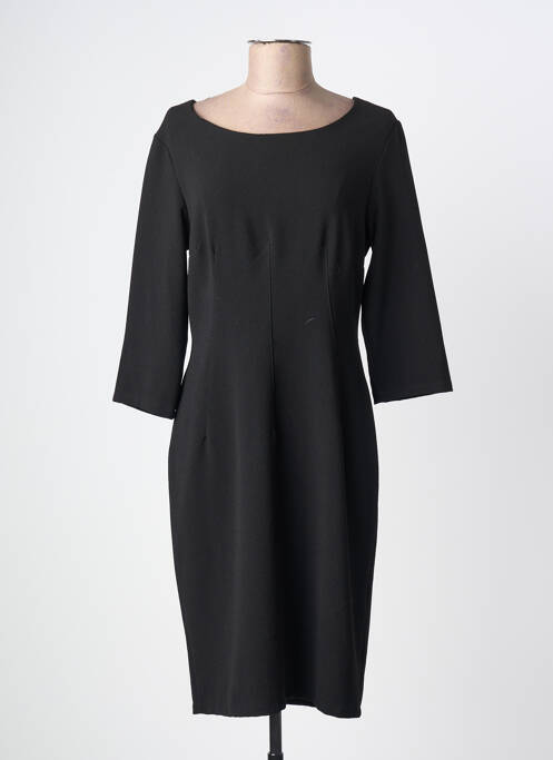 Robe mi-longue noir POUSSIERE D'ETOLE femme
