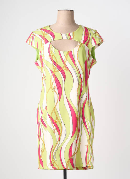 Robe mi-longue vert RINASCIMENTO femme