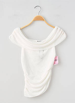 Top stretch sans manche blanc PRETTY LITTLE THING femme