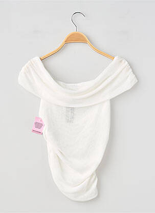 Top stretch sans manche blanc PRETTY LITTLE THING femme